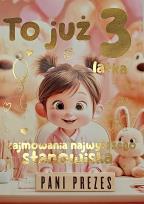 Opakowanie Karnet 3K Urodziny