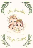 Opakowanie Karnet A4 chrzest Aniołki