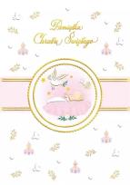 Opakowanie Karnet A4 chrzest Różowy