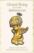 Opakowanie Karnet A5 Chrzest - Złoty anioł