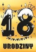 Opakowanie Karnet A5 Urodziny Osiemnastka - Lukrowa
