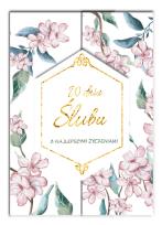 Opakowanie Karnet A5 z bilecikiem Ślub Jabłoń