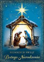 Opakowanie Karnet B6 3D Boże Narodzenie