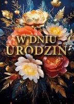 Opakowanie Karnet B6 3D W dniu urodzin