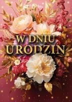 Opakowanie Karnet B6 3D W dniu urodzin