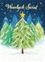 Opakowanie Karnet B6 Boże Narodzenie - Choinka w lesie