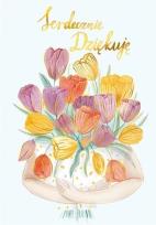 Opakowanie Karnet B6 Bukiet tulipanów