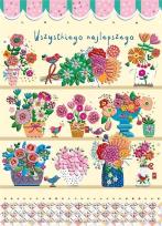 Opakowanie Karnet B6 Imieniny - Witryna kwiaciarni