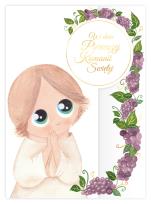 Opakowanie Karnet B6 Komunia. Anioł