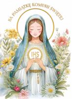 Opakowanie Karnet B6 Komunia Maryja