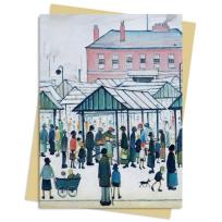 Opakowanie Karnet B6 Scena targowa L.S. Lowry