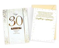 Opakowanie Karnet B6 Urodziny 30