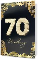 Opakowanie Karnet B6 Urodziny 70