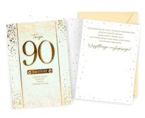 Opakowanie Karnet B6 Urodziny 90