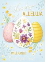 Opakowanie Karnet B6 Wielkanoc Pisanki glamour