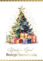 Opakowanie Karnet Boże Narodzenie