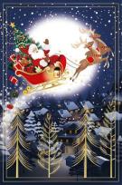 Opakowanie Karnet Boże Narodzenie - Flying Rudolph