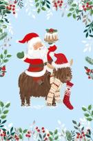 Opakowanie Karnet Boże Narodzenie - Jolly Santa
