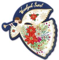 Opakowanie Karnet gruby Boże Narodzenie - Aniołek