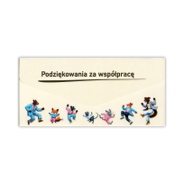 Opakowanie Karnet-koperta Podziękowanie za wspópracę