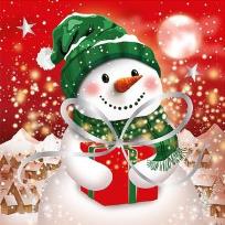 Opakowanie Karnet KW Boże Narodzenie - Christmas Snowman