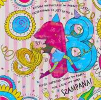 Opakowanie Karnet KW Hologram 18 Różowa