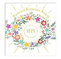 Opakowanie Karnet KW Komunia. Wianek