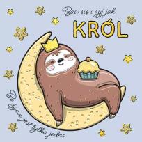 Opakowanie Karnet KW Leniwy król