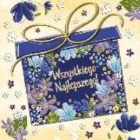 Opakowanie Karnet KW Urodziny - Prezent w kwiatach