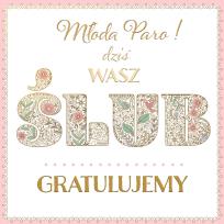 Opakowanie Karnet KWD z bilecikiem HS Ślub Pattern