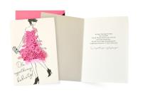 Opakowanie Karnet Ogólne życzenia sukienka