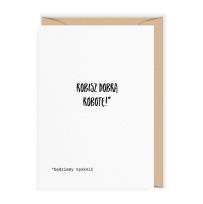 Opakowanie Karnet Pożegnanie