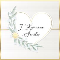 Opakowanie Karnet Primus Komunia KPE-0249