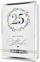 Opakowanie Karnet Rocznica ślubu 25