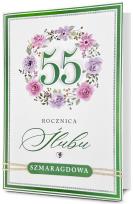 Opakowanie Karnet Rocznica ślubu 55