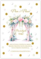 Opakowanie Karnet Silver ślub