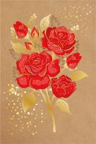 Opakowanie Karnet Uniwersalny - Craft Rose