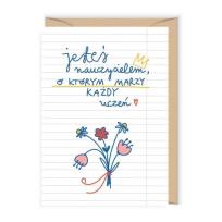 Opakowanie Karnet uniwersalny Dzień Nauczyciela