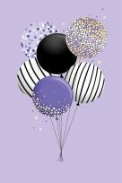 Opakowanie Karnet Uniwersalny - Lilac Balloons