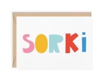 Opakowanie Karnet uniwersalny Przeprosiny