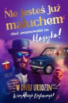 Opakowanie Karnet Urodziny