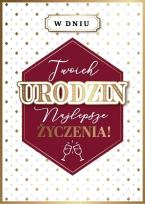 Opakowanie Karnet Urodziny
