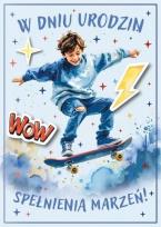 Opakowanie Karnet Urodziny