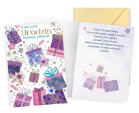 Opakowanie Karnet Urodziny