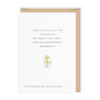 Opakowanie Karnet Urodziny