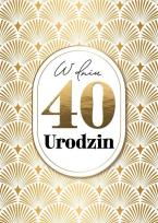 Opakowanie Karnet Urodziny