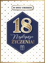 Opakowanie Karnet Urodziny 18