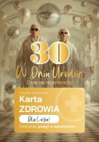 Opakowanie Karnet Urodziny 30