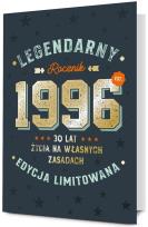 Opakowanie Karnet Urodziny 30