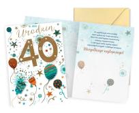 Opakowanie Karnet Urodziny 40